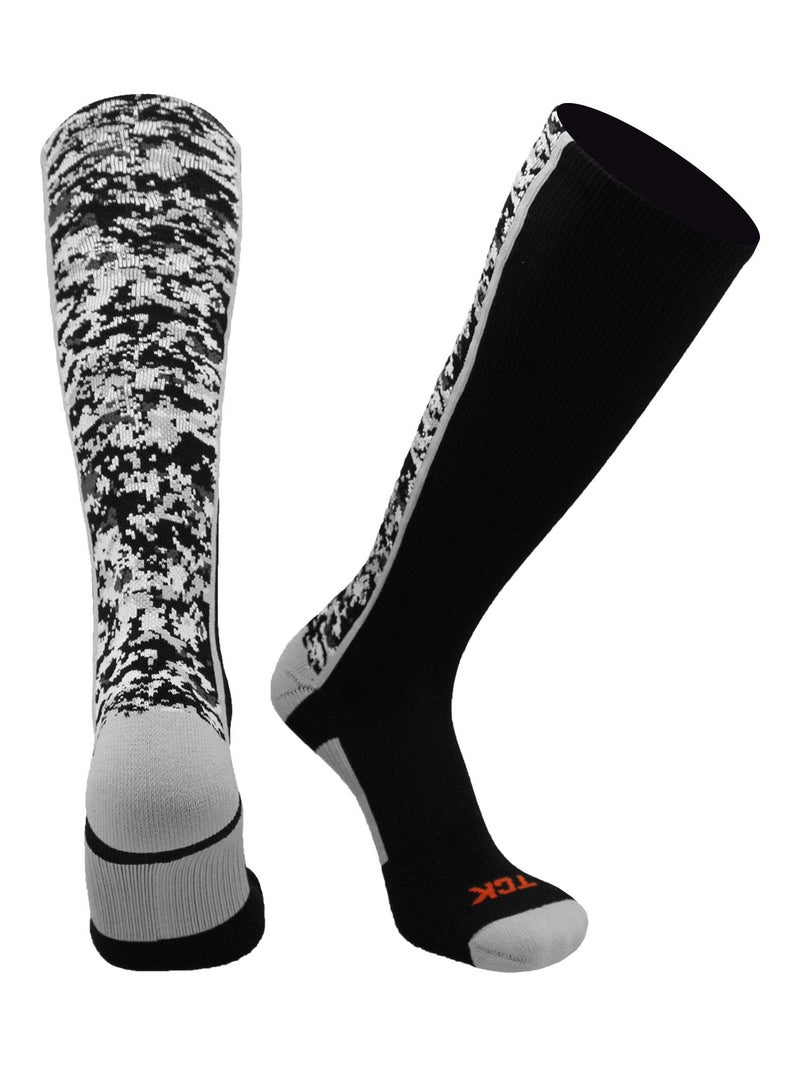 TCK Digital Camo OTC Socks (Black, Medium) - Image 1